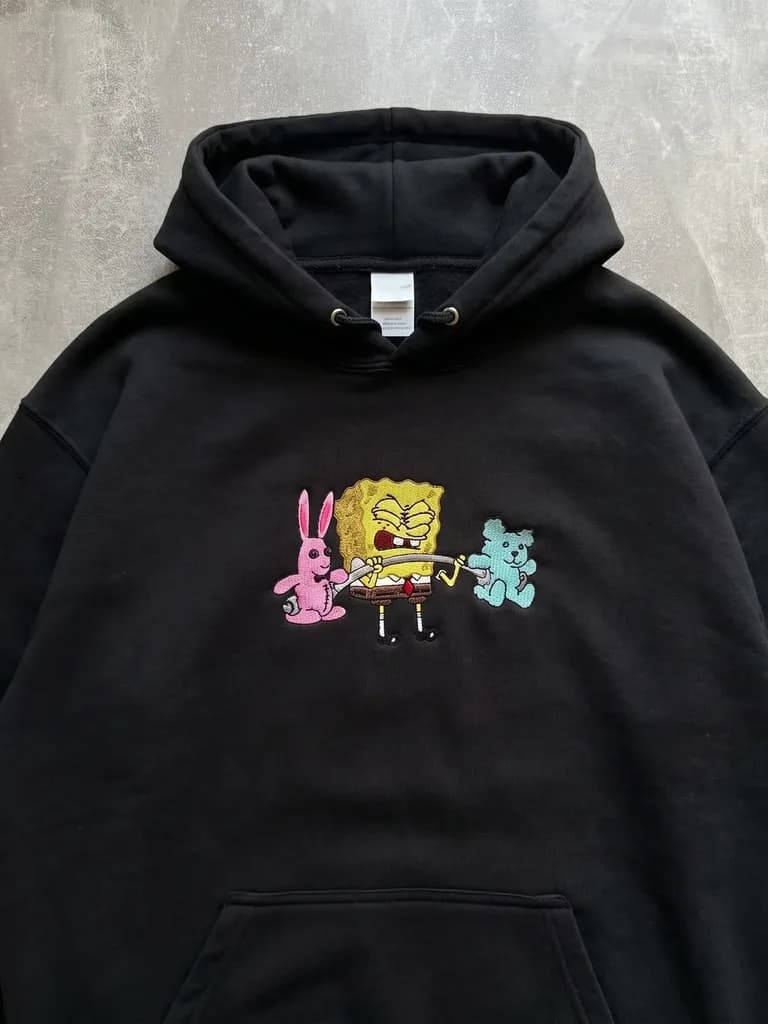 Gym hoodie bob l'éponge