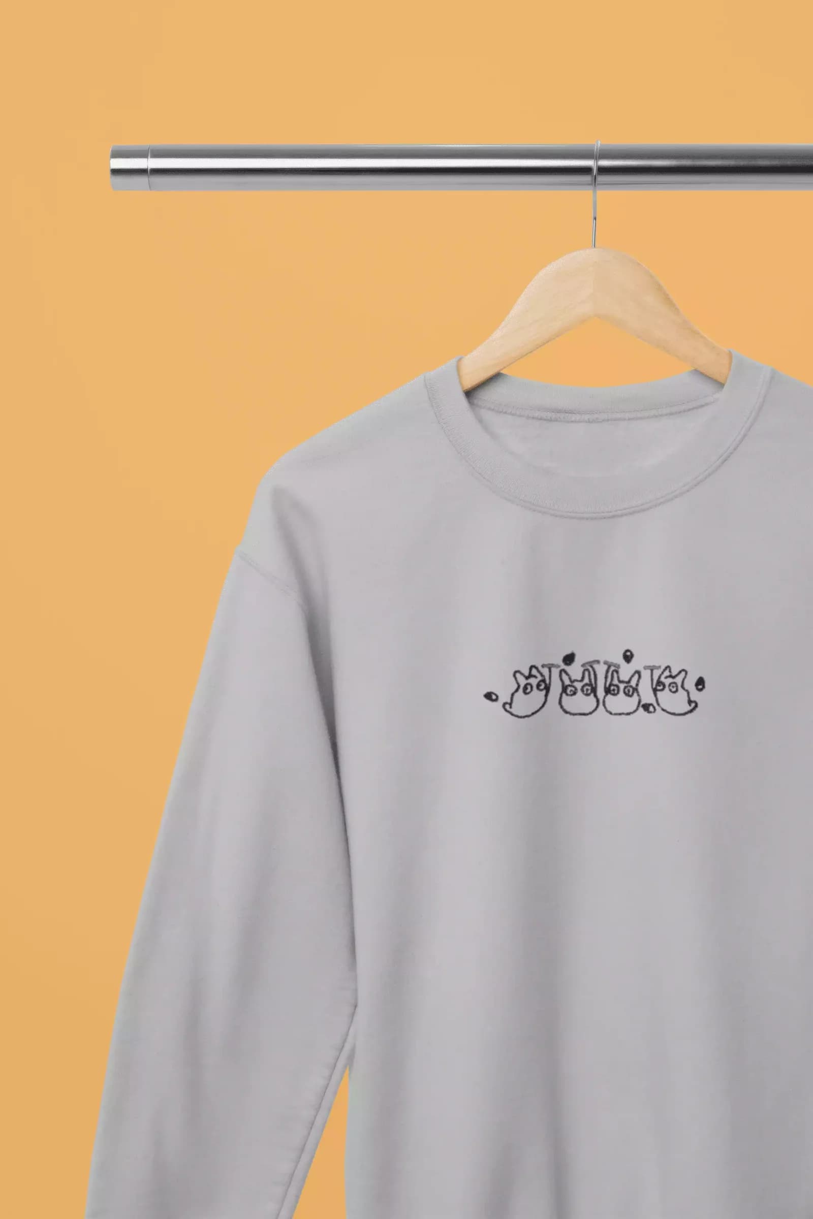 Totoro blanc — Sweatshirt
