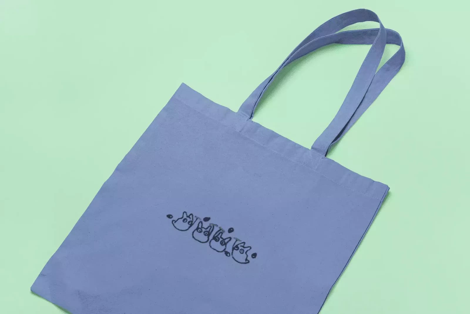 Totoro blanc — Tote bag