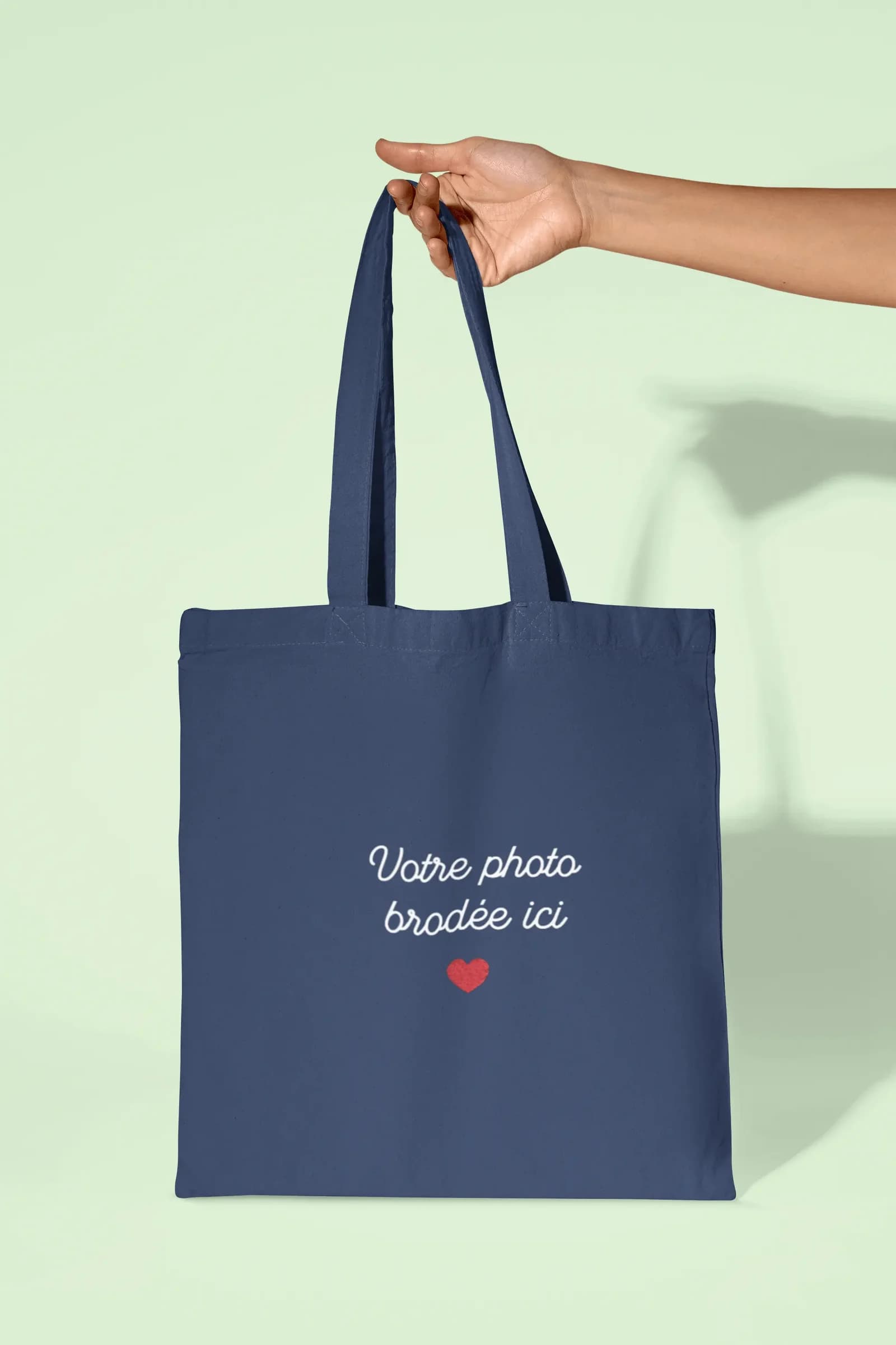 Tote bag personnalisé — Bleu marine