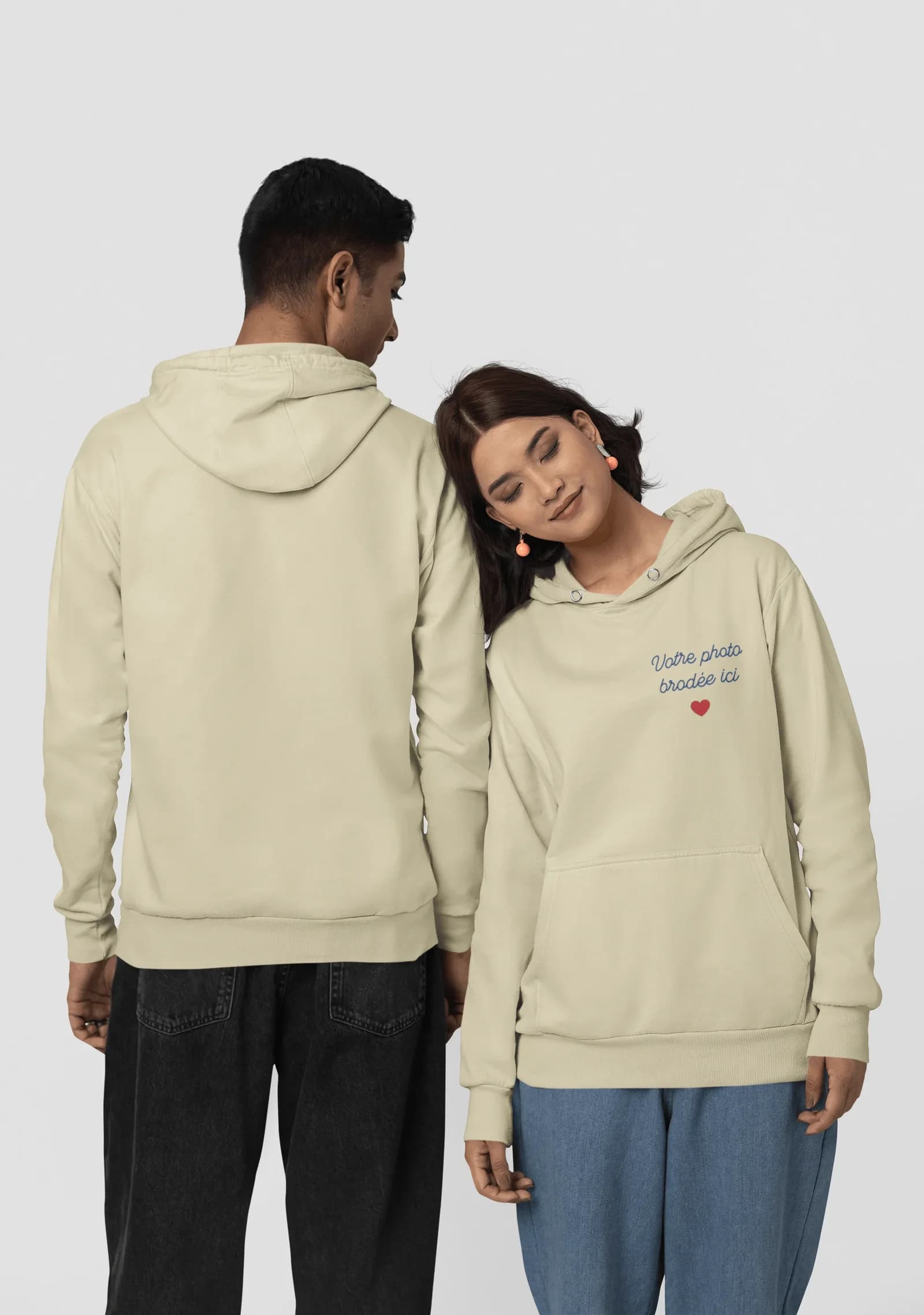 Hoodie personnalisé — Beige