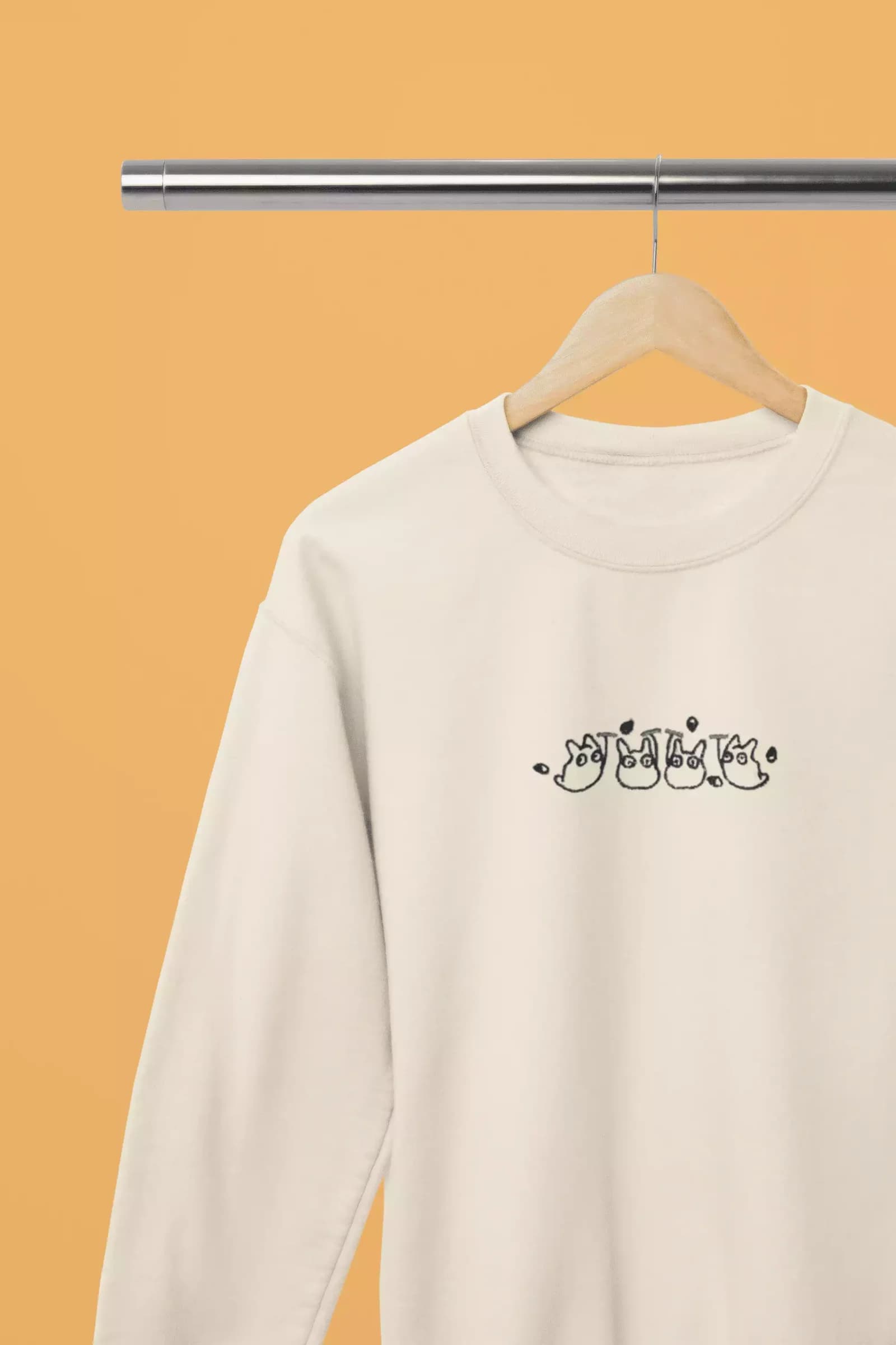 Totoro blanc — Sweatshirt