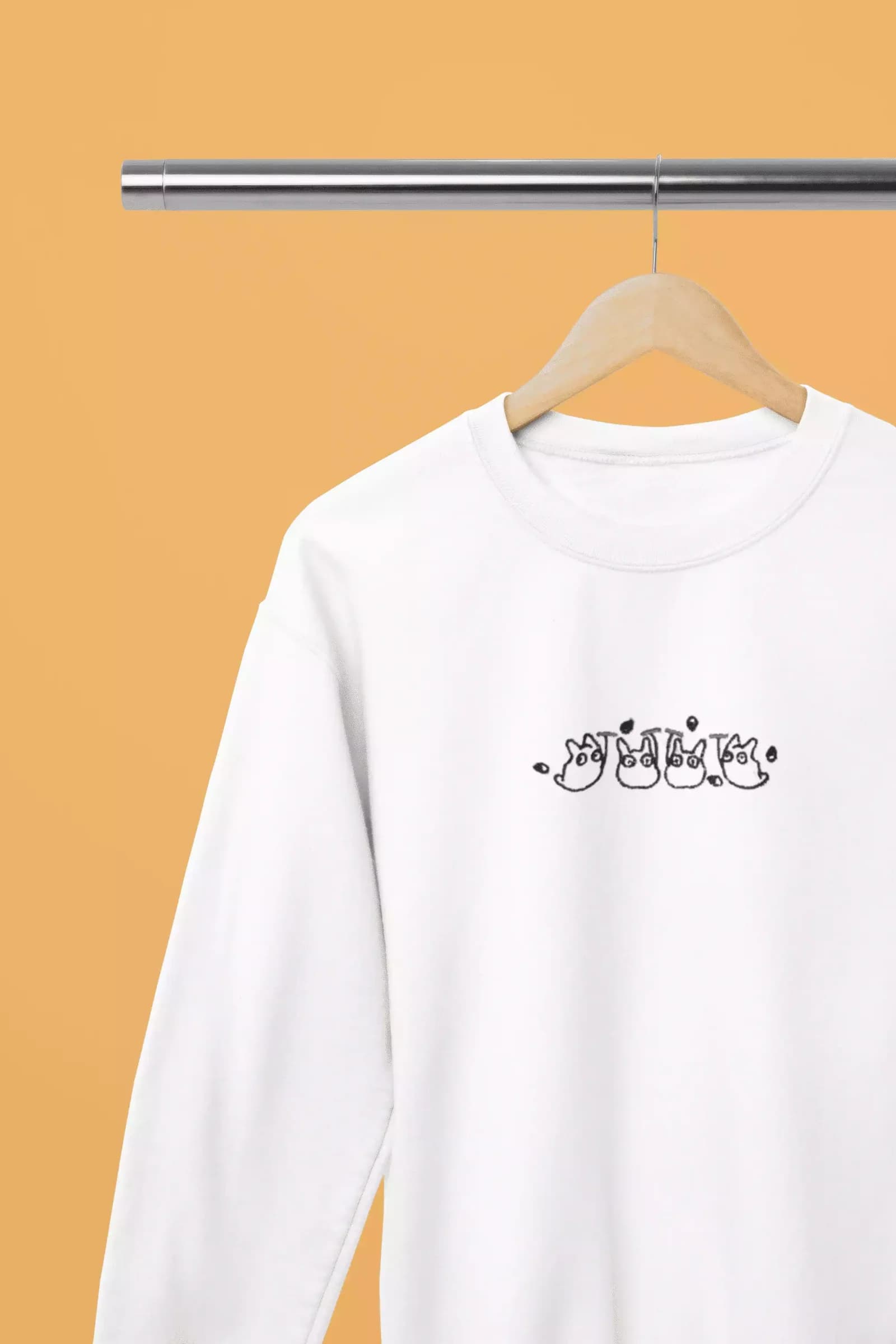 Totoro blanc — Sweatshirt