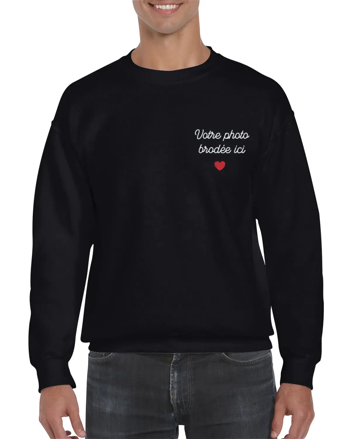 Sweatshirt personnalisé — Noir