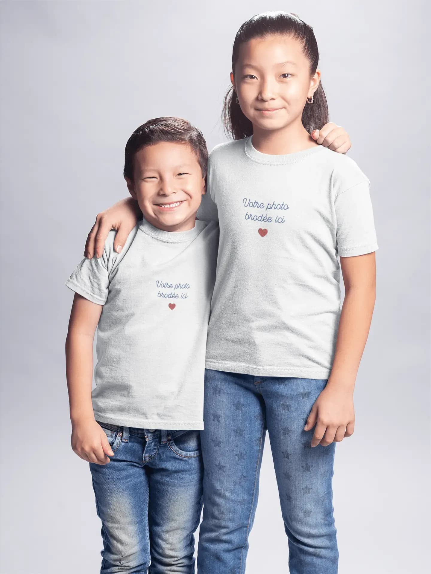 T-shirt enfant personnalisé — Gris