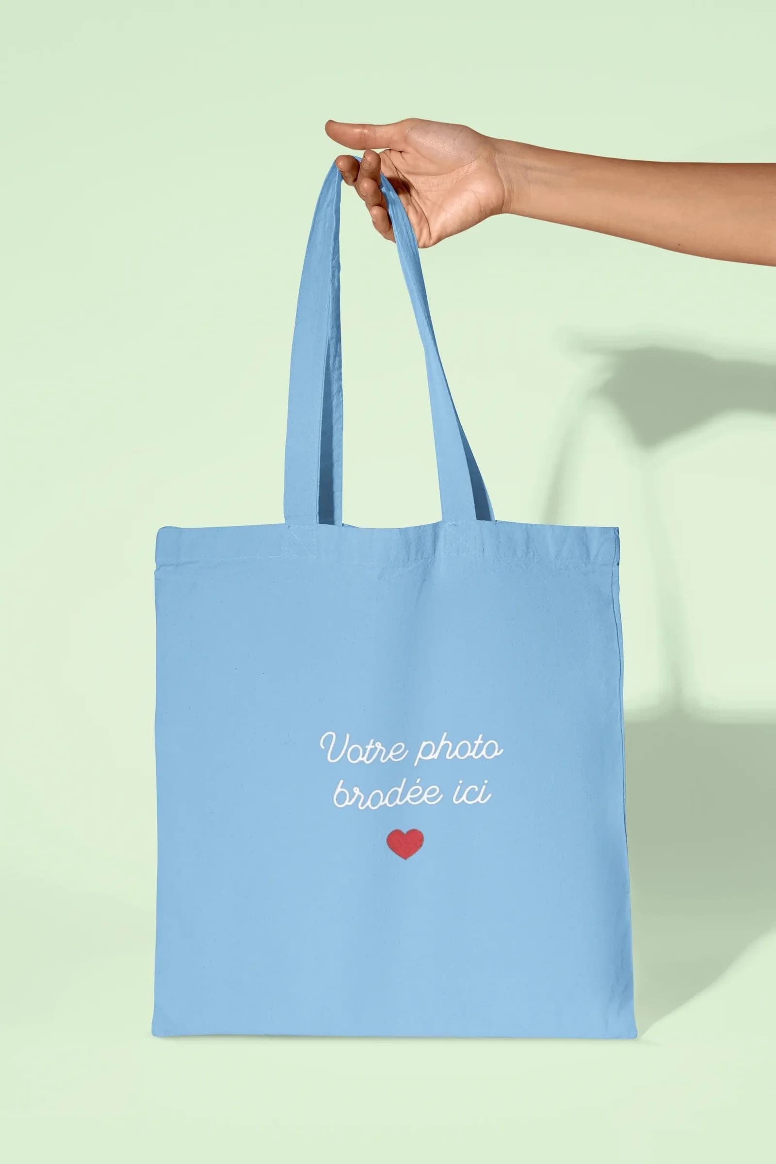 Tote bag personnalisé — Baby blue